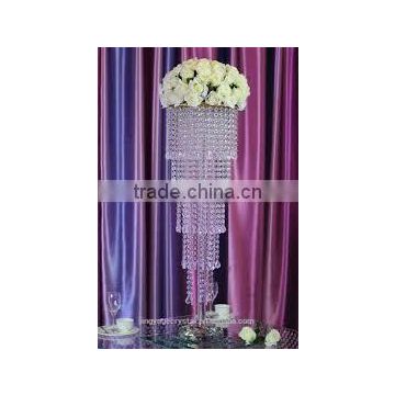 crystal flower stand for wedding table decoration