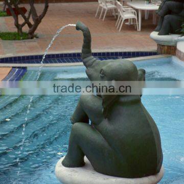 High quality bronze elephant garden fountain for sale