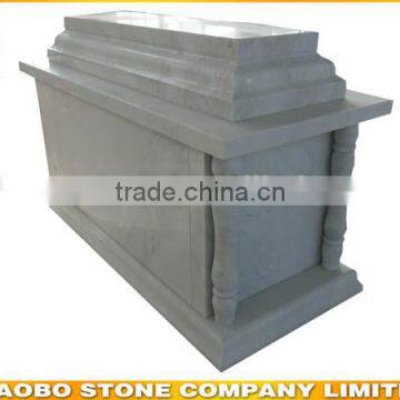 White Marble Stone Mausoleum Design