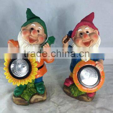 2016 Garden Gnome Garden Solar Light