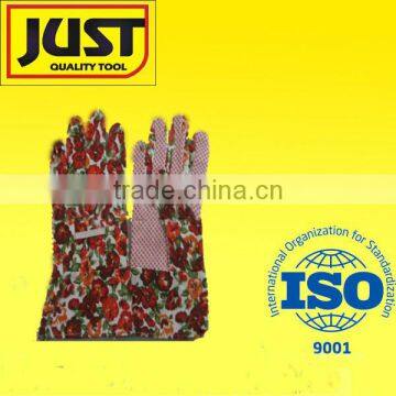 garden working glove pvc