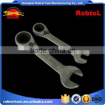 Stubby Ratchet Wrench Gear Spanner Combination Torque Chrome Vanadium Auto Repair Two Way photo-5