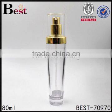 100ml Clear PETG Lotion Bottle Pump High Grade Wave Shape Lotion Bottle Pump photo-4