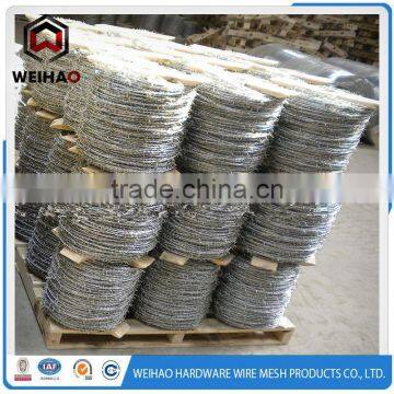 Heavy Hot Dipped Galvanized Steel IOWA MOTTO PUMA High Tensile Galvanized Barbed Wire For Fencing (Export to Australia,NZ,UK)