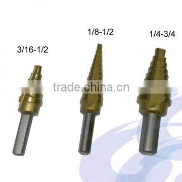 TAIWAN SCM Alloy Steel Coated TITAN Coating Step Drill