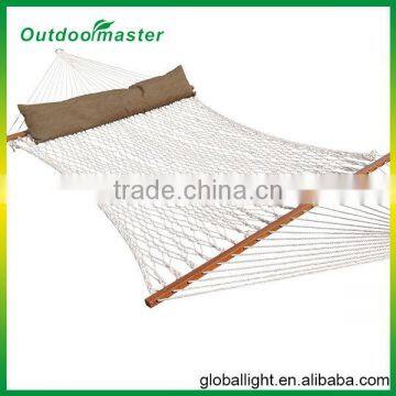 Patio Yard Portable Camping Hollow Soft Cotton Rope Hammock