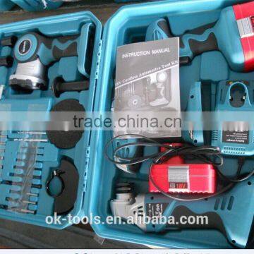 2014 New Modern Electric Drill Angle Grinder Impact Wrench Power Tool Sets 4 in 1 Combo Kit Tool Box photo-2