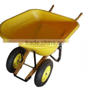 120L plastic tray two-wheels Heavy duty Wheelbarrow WH8802