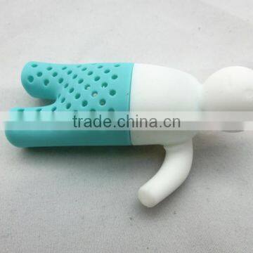 Coffee or Tea Tools 2015 Food Grade Material Mr Tea Silicone Tea Infuser photo-3