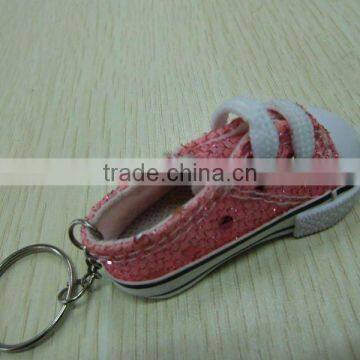 fashion mini sport shoe keyring