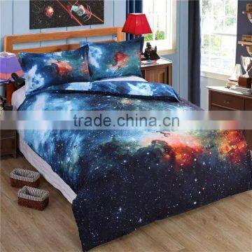 Stunning Multi Color Galaxy Theme Hd Digital 3d Bed Linen Set photo-3
