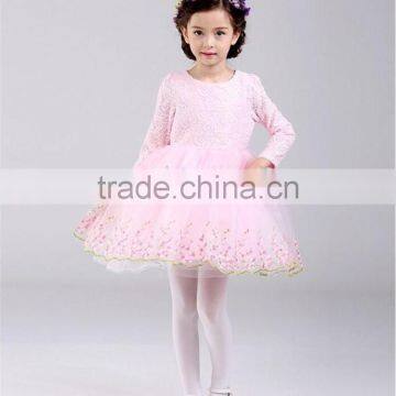 Autumn New Style Toddler Girl Floral Dress For Party Birthday Ceremonies Girls Dress Children Kids Clothes Vestido De Daminha photo-6