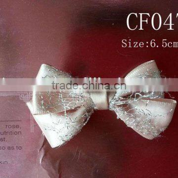 CF0475 New design fancy small grosgrain hair bow for baby