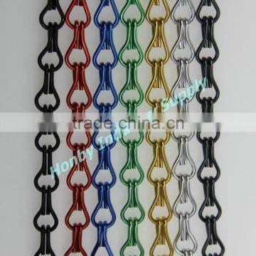 2017 Custom Double Hook Linked Aluminum String Curtain