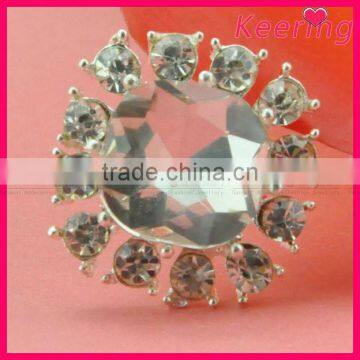 cheap pearl and rhinestone button for clothing WBK-1345