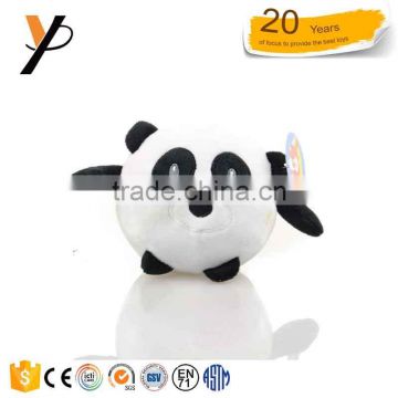 Modern High quality plush rounded panda ball toys