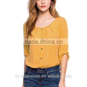 SZXX New Hot Sale Womens Lady Casual Design Shirt Blouse photo-2