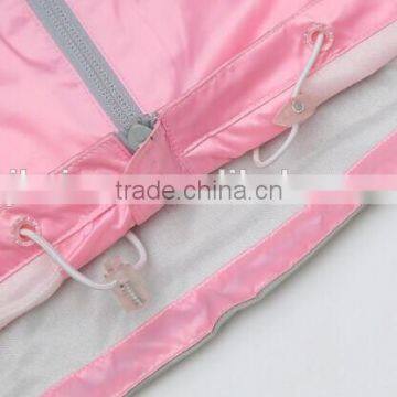 Bulk Wholesale High Quality Parachute Pink Color Custom Branded Jackets Women 2016 Winter photo-5