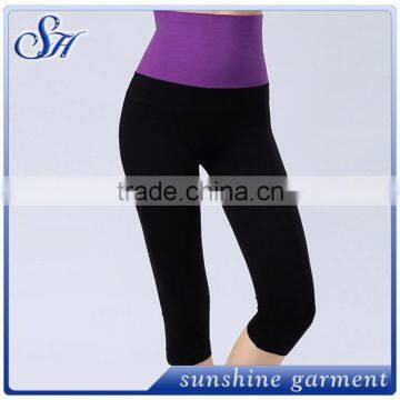 Cropped trousers hight waist Gym workout yoga pants