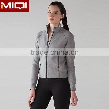 2017 Cheap wholesale top quality women breathable fitness yoga wear ladies yoga jackets