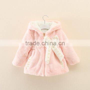 hot sale baby girls cute coat/winter fur coat for cute kids