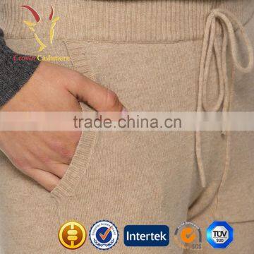 Pure Knitted Cashmere Women Pant Custom Jogger Pants photo-5