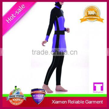 Includes Non Removable Head Cover Girls Muslim Swimwear photo-3