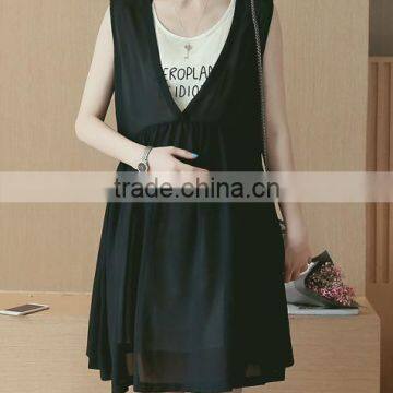 F20006M Large size pregnant dress maternity clothing