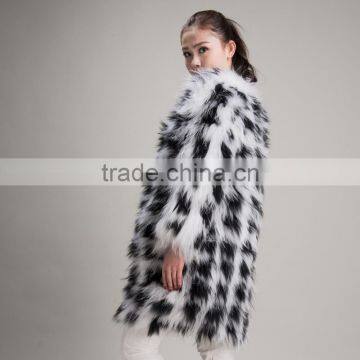 Myfur New Fashion Lady Style Real Raccoon Fur Jacket Overcoat