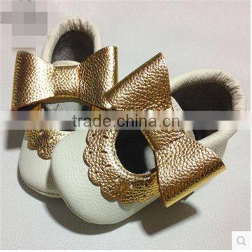 infant moccasins bow baby shoes