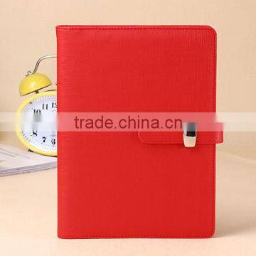 Custom Faux Leather Planner 6 Holes Loose Leaf Binder Clip Diary Notebook photo-6