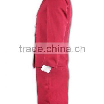 Two Button Good Quality Anti-wrinkle Customizable Womens Suit Nice Skirt Suits for Women photo-3