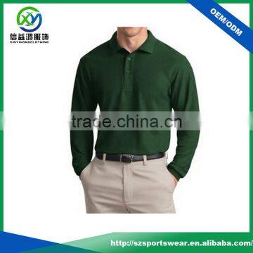 Dry Fit Quality Long Sleeve Golf Polo Shirt Embroidered photo-1