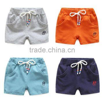 Wholesale summer cotton printing boys children beach shorts