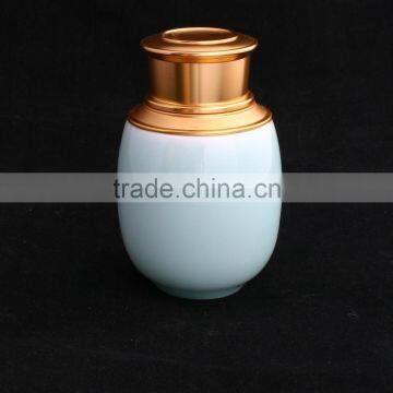 Aesthetic Celadon Ceramic Tea Canister photo-3