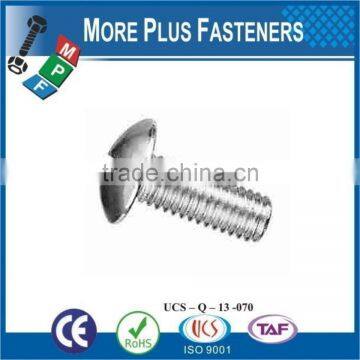 Made in Taiwan Brass Stainless Steel Zinc Plated Round Slot Machine Screw photo-4
