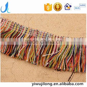 hot sale colorful pompom curtain tassel lace fashion lace trimming for garment