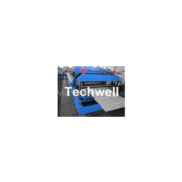 Minimalist Steel Tile Roll Forming Machine For Material Thickness 0.2 - 0.75mm