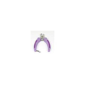 Pet nail clipper for small Dog Grooming Tool scissors purple color