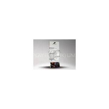 Double - side Flooring cardboard display rack / Cardboard Store Display for Shoes