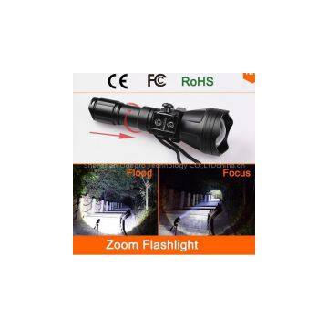 Odepro B158 zoom flashlight XM-L2 T6 led hunt torch
