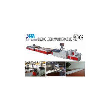 pvc wood plastic wpc foam door plate/board extrusion line