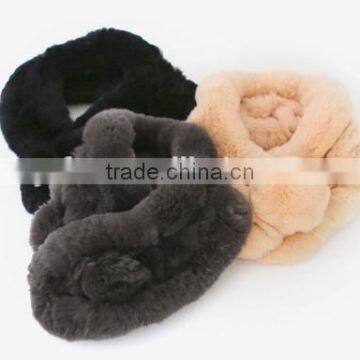 YR444 Rabbit Fur Scarf New Fashion 2016 New Design Scarf