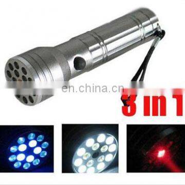 hight power 3 in 1 multifunction flashlight led with 16 leds