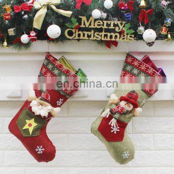 Party Supplies Unique Santa Claus Snowman Christmas Stocking