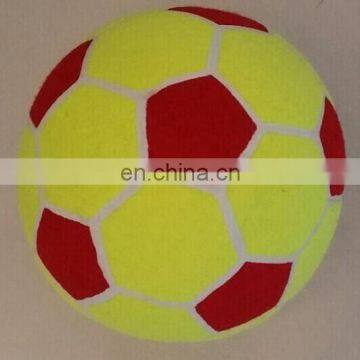 Jumbo wool felt cover soccer ball