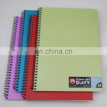 Sketch pad, 110gsm, 60sheets, wire bound, poly cover, A3