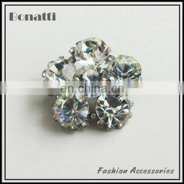 wholesale fashion flower rhinestone brooch for wedding