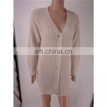 Autumn Winter Lady Sweater Fashion Medium Long Cardigan Women Loose Sweater for Female KMY1078