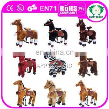 HI outdoor playground mechanical walking large toy horse for sale